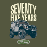 LAND ROVER 75TH BIRTHDAY KIDS T-SHIRT