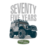 LAND ROVER 75TH BIRTHDAY KIDS T-SHIRT
