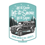 LAND ROVER "LET IT SNOW" BLACK HOODIE FOR KIDS