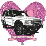 "LOVE OF MY LIFE" LAND ROVER DISCOVERY LADIES BASEBALL SHIRT