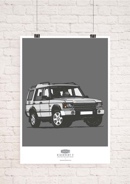 LAND ROVER DISCOVERY TWO FACELIFT ART PRINT