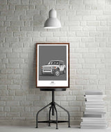 LAND ROVER DISCOVERY THREE WALL ART PRINT