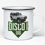 LAND ROVER DAD ENAMEL MUG