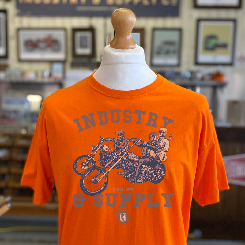 Easy Rider TShirt. 100 Cotton. Automotive artwork. Industry