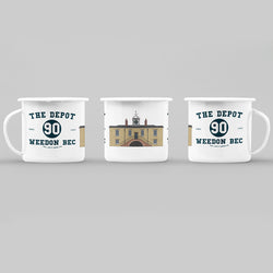 THE DEPOT WEEDON BEC ENAMEL MUG