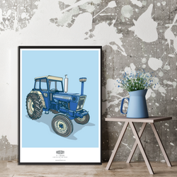 FORD TRACTOR ART PRINT