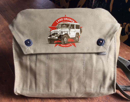 FJ40 LAND CRUISER ARMY SURPLUS MESSENGER BAG (LIMITED AVAILABILITY)