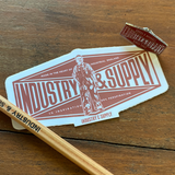 INDUSTRY & SUPPLY BRAND FREE STICKERS