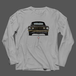 PROJECT SOS  MUSTANG FRONT VIEW LONG SLEEVE T-SHIRT