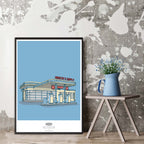 GAS STATION ART PRINT