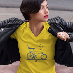 RALEIGH CHOPPER LADIES V-NECK T-SHIRT