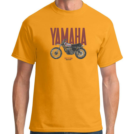 Yamaha Dirt Bike YZ250A Gold T-Shirt