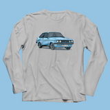 BLUE MK2 FORD ESCORT LONG SLEEVE T-SHIRT