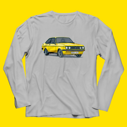 YELLOW MK2 FORD ESCORT LONG SLEEVE T-SHIRT