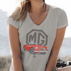 MGA ROADSTER LADIES V-NECK T-SHIRT