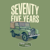 LAND ROVER 75TH BIRTHDAY SERIES LONG SLEEVE T-SHIRT