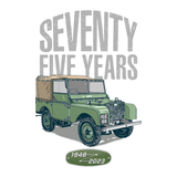 LAND ROVER 75TH BIRTHDAY KIDS T-SHIRT