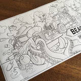 PANORAMIC COLOURING SHEETS & STICKER