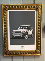 LAND ROVER DISCOVERY THREE WALL ART PRINT