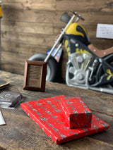 MOTORBIKES CHRISTMAS WRAPPING PAPER