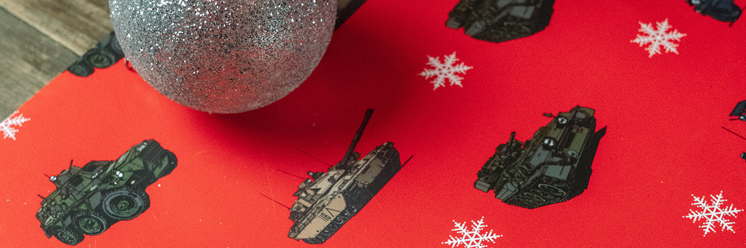 MILITARY CHRISTMAS WRAPPING PAPER