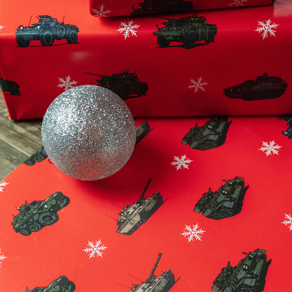 MILITARY CHRISTMAS WRAPPING PAPER