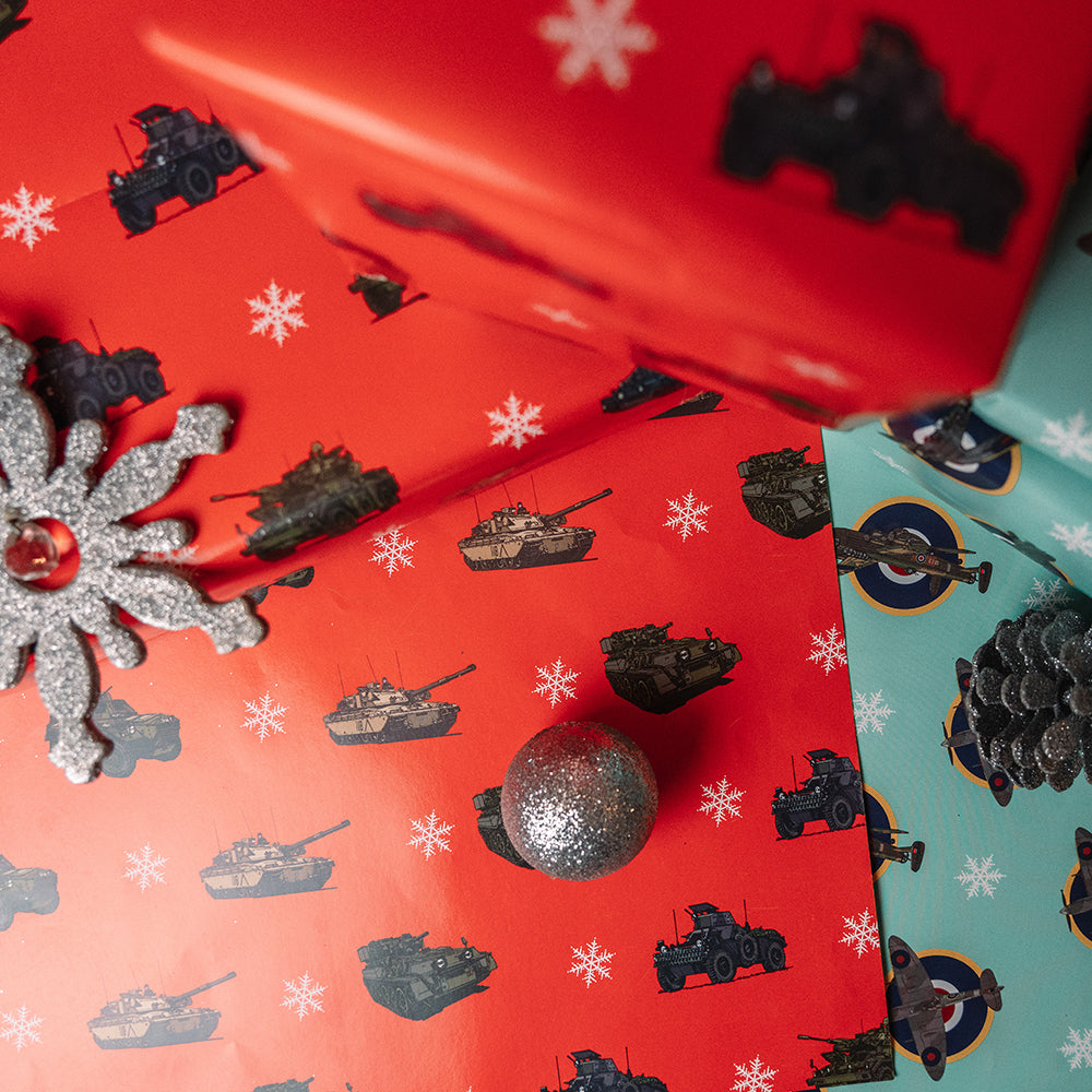 MILITARY CHRISTMAS WRAPPING PAPER