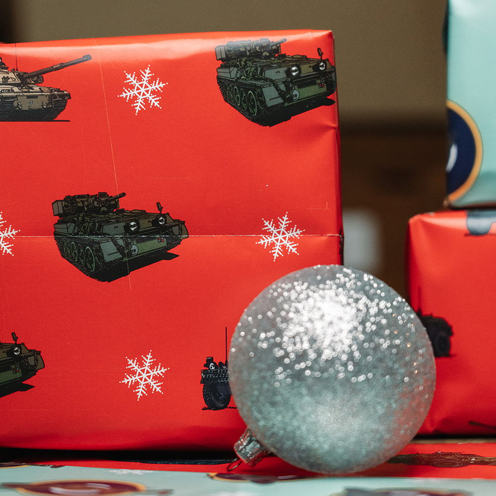 MILITARY CHRISTMAS WRAPPING PAPER