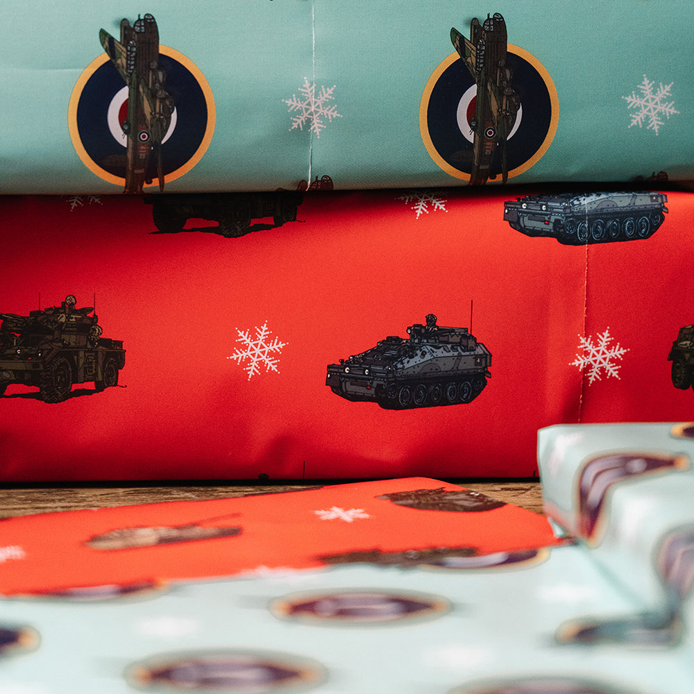 MILITARY CHRISTMAS WRAPPING PAPER