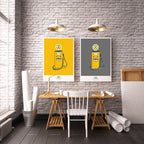 MR ROBINSON'S "PUMPS" ART PRINT