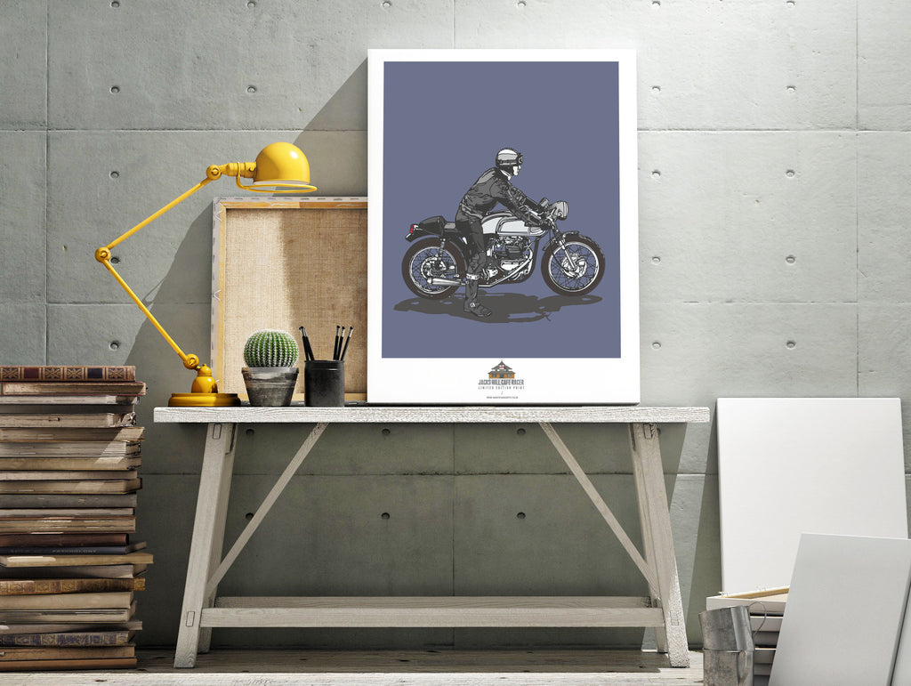 Jacks Hill Cafe Racer Exclusive Wall Art Print Industry & Supply