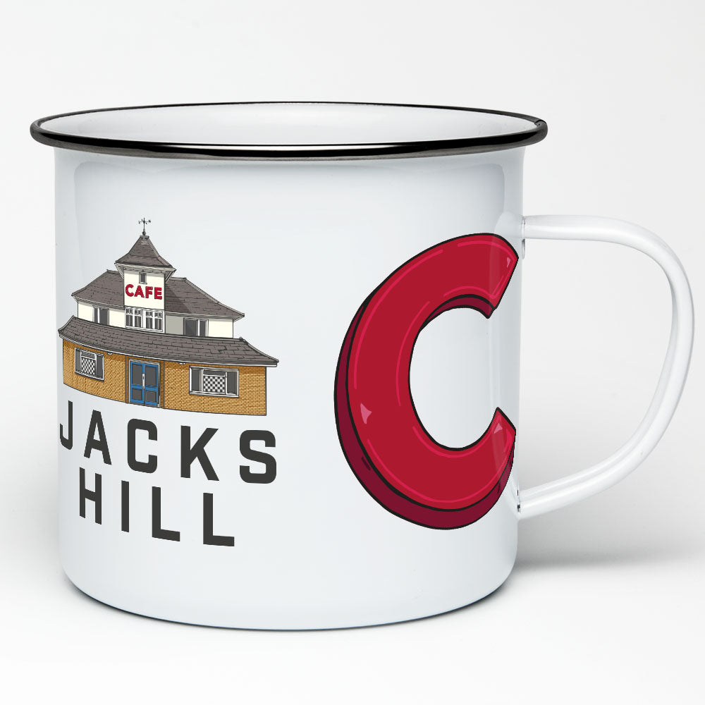 JACKS HILL CAFE ENAMEL MUGS