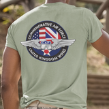 CAF UK WING (FRONT & BACK PRINT) T-SHIRT