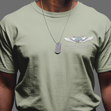 CAF UK WING (FRONT & BACK PRINT) T-SHIRT