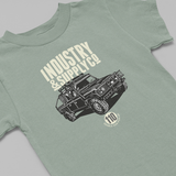 LAND ROVER FRONT & BACK DEFENDER 110 DOUBLE CAB PICKUP T-SHIRT