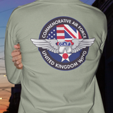 CAF UK WING (FRONT & BACK PRINT) LONG SLEEVE T SHIRT