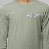 CAF UK WING (FRONT & BACK PRINT) LONG SLEEVE T SHIRT