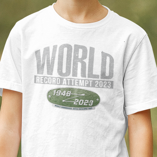 LAND ROVER WORLD RECORD ATTEMPT 2023 KIDS T-SHIRTS