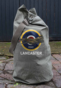 LANCASTER BOMBER ARMY SURPLUS KIT BAG - USED CONDITION