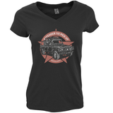 LAND ROVER DEFENDER LADIES V-NECK T-SHIRT