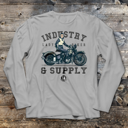 LADY BIKER LONG SLEEVE T-SHIRT