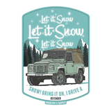 LAND ROVER "LET IT SNOW" T-SHIRT FOR KIDS