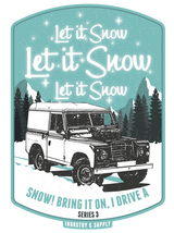 LAND ROVER "LET IT SNOW" ICE BLUE SWEATSHIRT