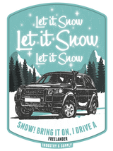 LAND ROVER "LET IT SNOW" WHITE LONG SLEEVE T-SHIRT