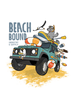 LIZARDILLO BEACH BOUND KIDS T-SHIRT