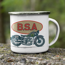 BSA ENAMEL MUGS