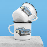 CAR S.O.S. AUSTIN HEALEY ENAMEL MUG