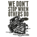 LAND ROVER WE DON'T STOP T-SHIRT