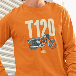 TRIUMPH T120 LONG SLEEVE T-SHIRT