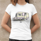 VINTAGE CARAVAN T-SHIRT FOR WOMEN